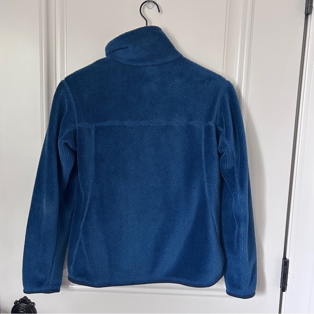 Patagonia Womens Small Re-Tool Snap T Fleece Blue Pullover Polartec Jacket - Picture 6 of 6